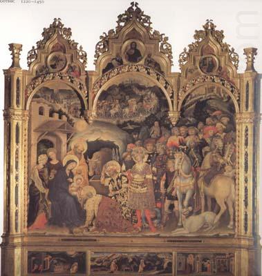 Gentile da Fabriano Adoration of the Magi (mk08) china oil painting image